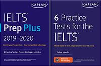 IELTS Prep Set (2019-2020): 2 Books + Online (Kaplan Test Prep)