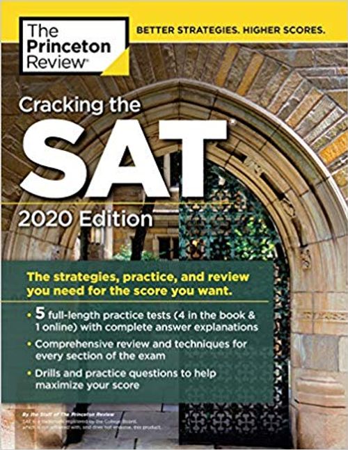 Cracking the SAT with 5 Practice Tests 2020 Edition