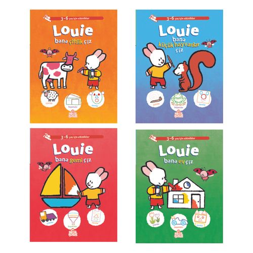 Louie Etkinlik Dizisi (4 Kitap)