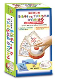 Bilgi ve Yarışma Oyunu -9 / Değerler Eğitimi Seti 