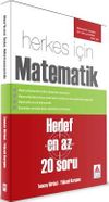 Herkes İ&ccedil;in Matematik & Hedef En Az 20 Soru