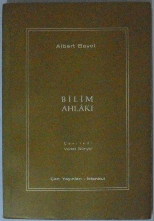 Bilim Ahlakı Kod: 11-E-3
