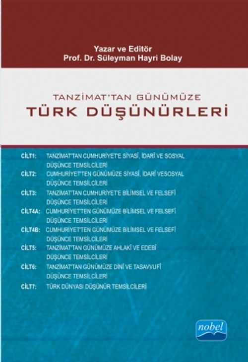 Tanzimat'tan Günümüze Türk Düşünürleri (7 Cilt - 8 Kitap)