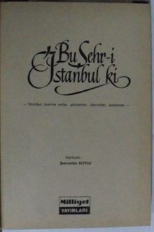 Bu Şehr-i İstanbul ki Kod: 6-D-39
