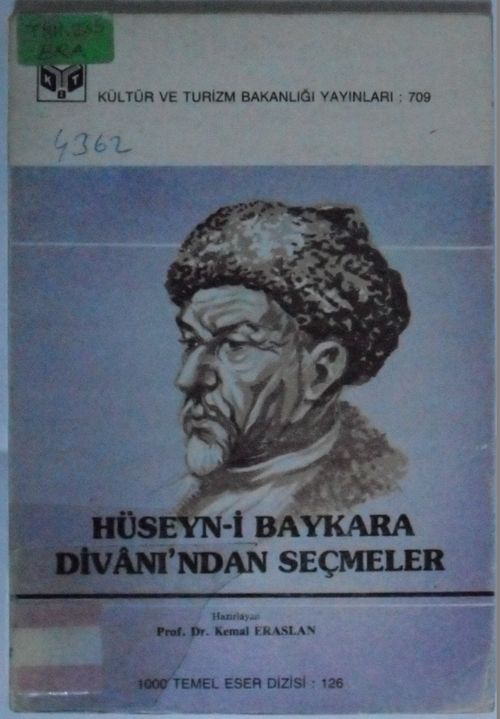 Hüseyn-i Baykara Divanı'ndan Seçmeler Kod: 7-B-21