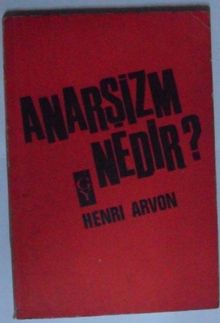 Anarşizm Nedir Kod:10-I-1