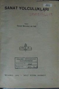 Sanat Yolculukları Kod: 10-I-9