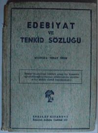 Edebiyat ve Tenkid Sözlüğü Kod: 10-I-14