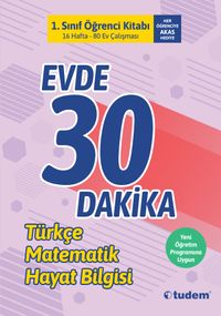 1. Sınıf Evde 30 Dakika Öğrenci Kitabı