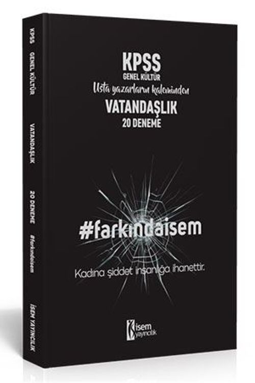 2020 Farkındaİsem KPSS Genel Kültür Vatandaşlık 20 Deneme