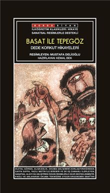 Sanatsal Resimli Basat İle Tepegöz (Dede Korkut Hikayeleri)