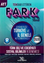 AYT Türk Dili ve Edebiyatı Sosyal Bilimler 1 Fark Tekrar Ettiren 10x40 Denemesi