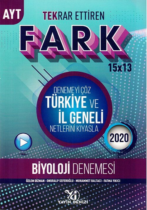 AYT Biyoloji Fark Tekrar Ettiren 15x13 Denemesi