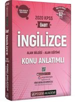 2020 KPSS ÖABT İngilizce Video Destekli Konu Anlatımlı