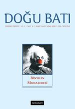 Doğu Batı Sayı: 10 Şubat, Mart, Nisan 2000 (Üç Aylık Düşünce Dergisi)