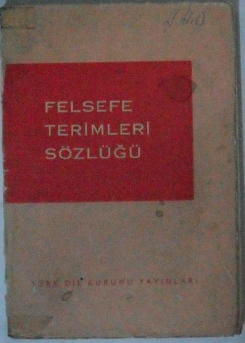 Felsefe Terimleri Sözlüğü Kod: 10-I-21