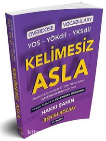 Overdose Vocabulary YDS-YÖKdil-YKSdil Kelimesiz Asla - Hakkı Şahin
