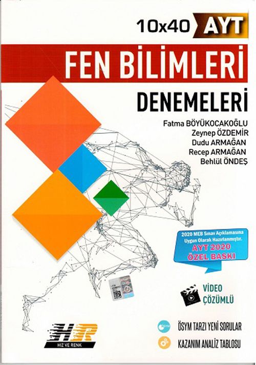 AYT Fen Bilimleri Özel Baskı 10x40 Denemeleri