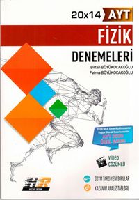 AYT Fizik Özel Baskı 20x14 Denemeleri