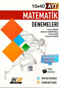 AYT Matematik Özel Baskı 10x40 Denemeleri