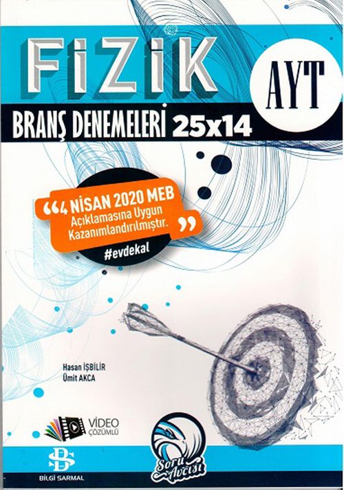 AYT Fizik 25 x 14 Evdekal Özel Branş Denemeleri