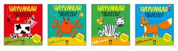 Hayvanlar Eğlenceli Şekiller Seti (4 Kitap)