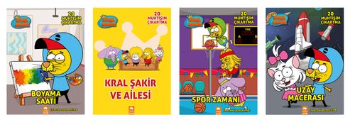 Kral Şakir Boyama Seti (4 Kitap)