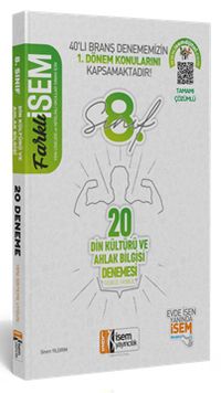 2020 LGS Farklı İsem 8.Sınıf  1. Dönem Din Kültürü ve Ahlak Bilgisi 20 Branş Deneme 
