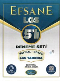 8. Sınıf LGS Efsane 5'li Deneme Sınavı