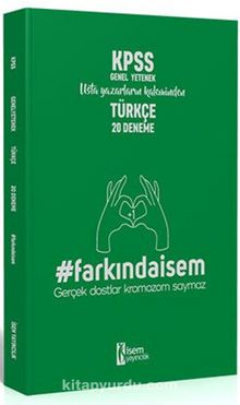 2020 Farkındaİsem KPSS Genel Kültür Türkçe 20 Deneme 