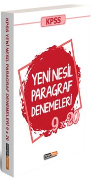 2020 KPSS 9x20 Yeni Nesil Paragraf Denemeleri 