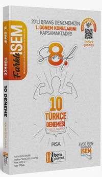 2020 LGS Farklı İsem 8. Sınıf  1.Dönem Türkçe 10 Branş Deneme 