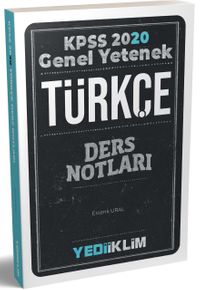 2020 KPSS Genel Yetenek Türkçe Ders Notları