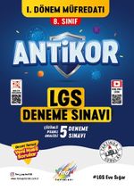 8. Sınıf LGS ANTİKOR 1. Dönem Müfredatı 5 Deneme