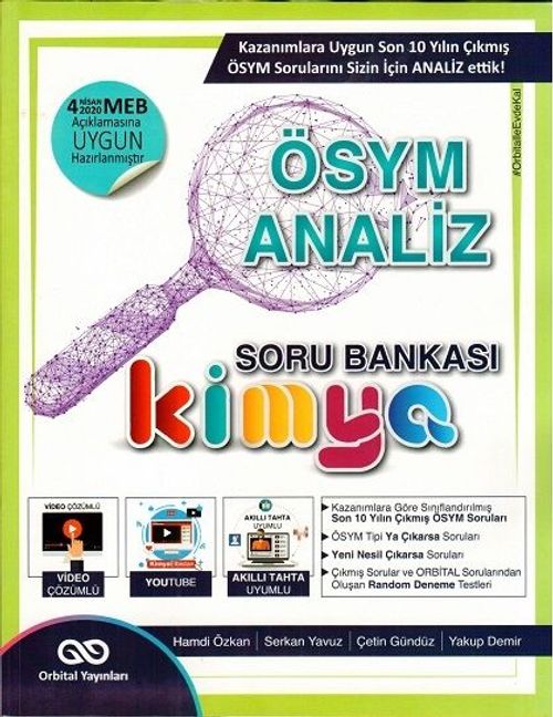 Kimya ÖSYM Analiz Soru Bankası