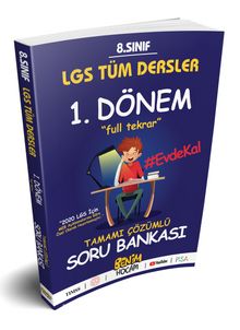 LGS 8.Sınıf Tüm Dersler 1.Dönem Full Tekrar Soru Bankası - Kolektif