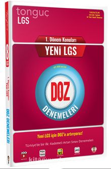 1. Dönem Konuları Yeni LGS Doz Denemeleri