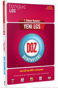 1. Dönem Konuları Yeni LGS Doz Denemeleri