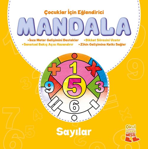 Sayılar - Çocuklar İçin Eğlendirici Mandala