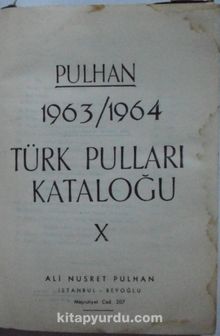 1963/1964 Türk Pulları Kataloğu X Kod: 12-A-14