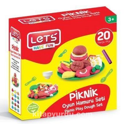 Lets Oyun Hamuru Piknik Seti 20 Parça - (L8595)