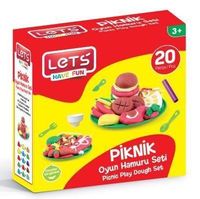 Lets Oyun Hamuru Piknik Seti 20 Parça - (L8595)