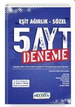 Eşit Ağırlık - Sözel 5 AYT Deneme