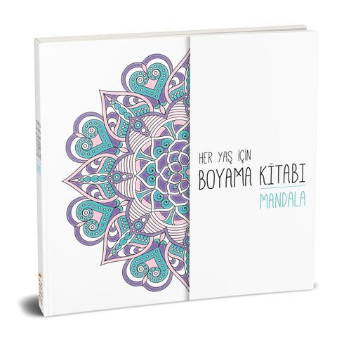 Her Yaş için Çek Kopart Boyama Kitabı / Mandala