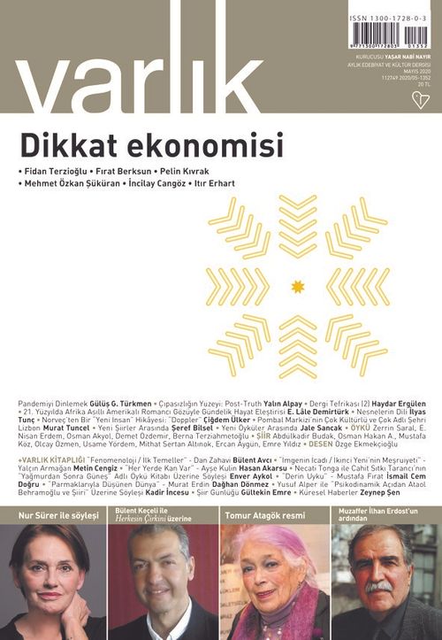 Varlık Aylık Edebiyat ve Kültür Dergisi Mayıs 2020