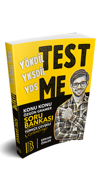 YÖKDİL YKSDİL YDS Gramer Test Me Soru Bankası 
