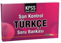 2021 KPSS Genel Yetenek Türkçe Son Kontrol Soru Bankası