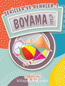 Şekiller ve Renkler 1 Boyama Kitabı - Bilgenur Çorlu