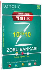 1. Dönem Konuları Yeni LGS 10'da 10 Zoru Bankası 