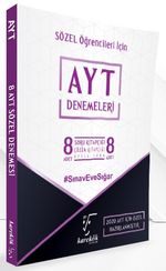 AYT Denemeleri Sözel Öğrencileri İçin 8 Soru 8 Çözüm Kitapçığı